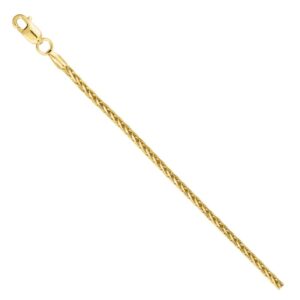 C4026 14k yellow gold 2.3mm Diamond Cut Wheat